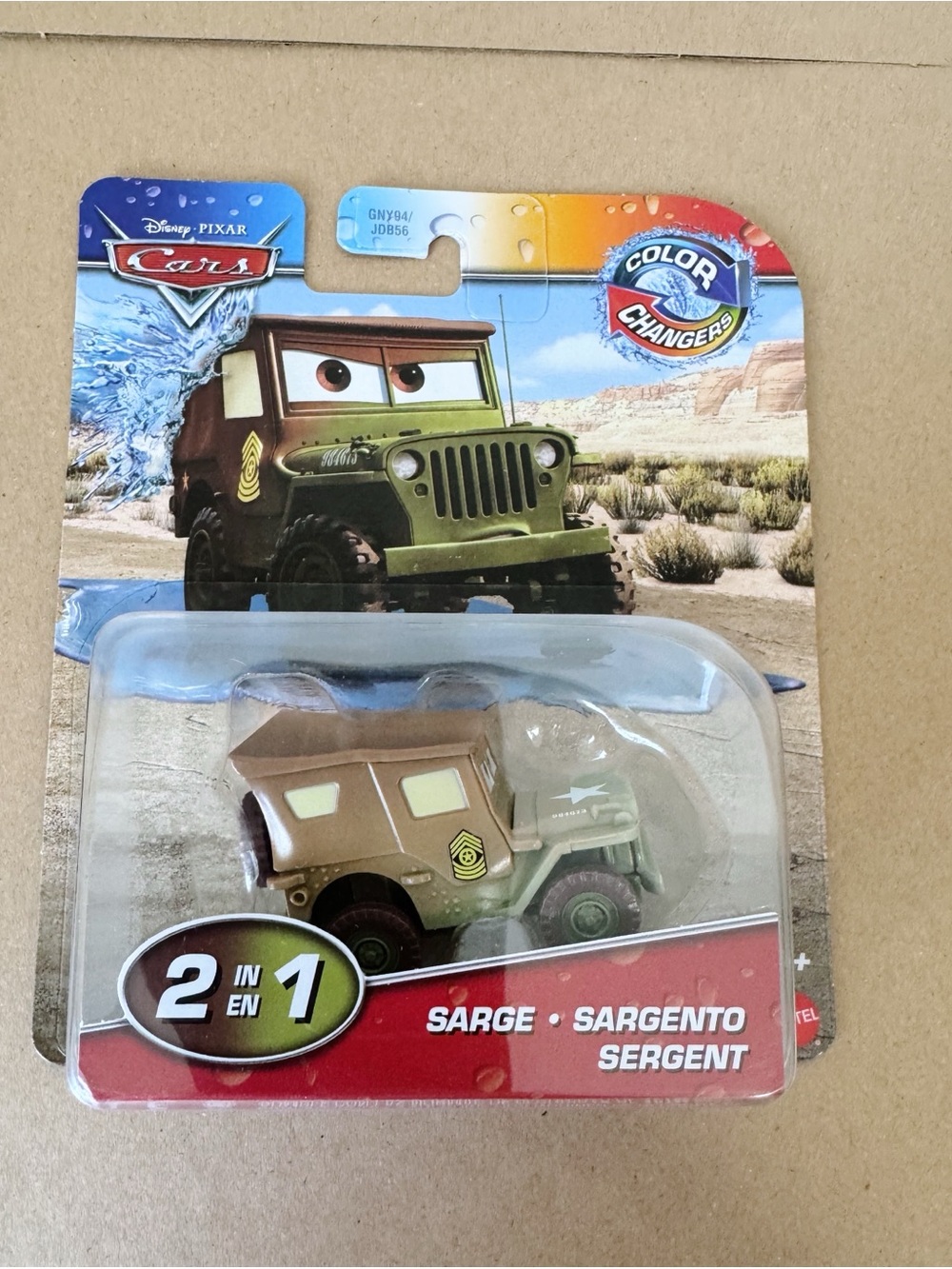 Sarge Color Changers Kids Toy - Olive Green/Brown